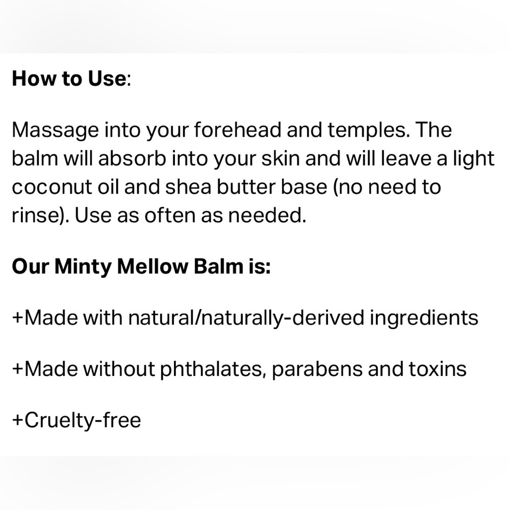 NWOT Essential Oil Minty Mellow Balm and Reset and Refresh Room and Linen Spray - Picture 7 of 12